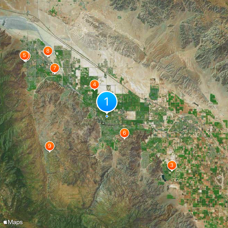 College of the Desert Map