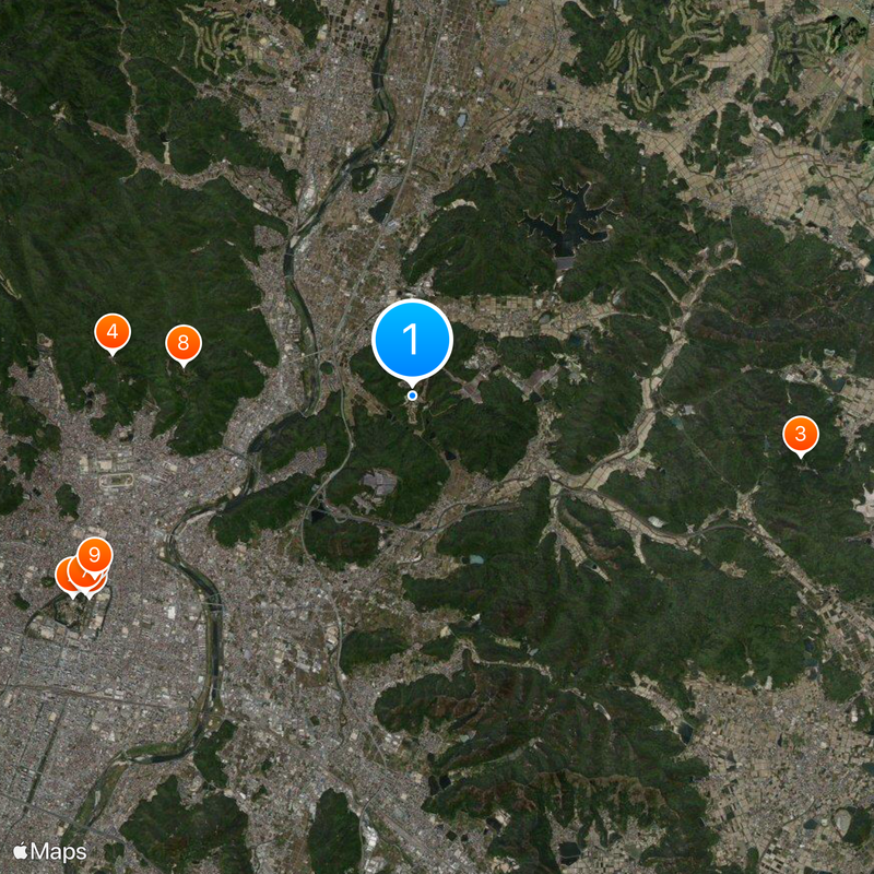 Himeji Central Park Mapa