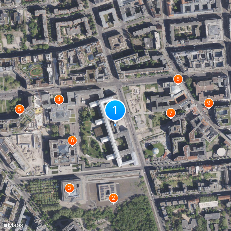 Detlev-Rohwedder-Haus Mapa