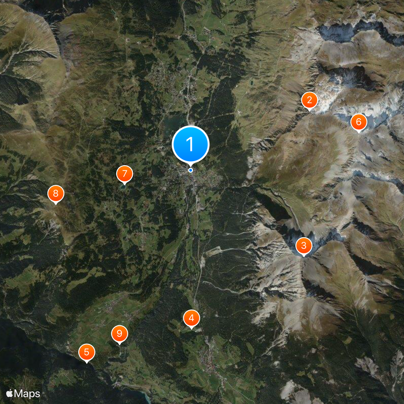 Lenzerheide Mapa