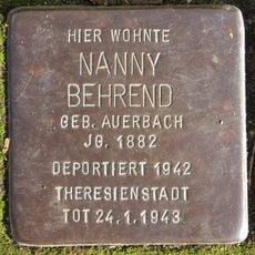 Stolperstein dedicated to Nanny Behrend