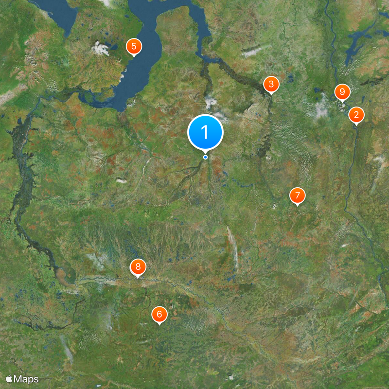 Purovsky District Map