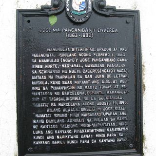 Jose Ma. Panganiban y Enverga historical marker