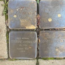 Stolperstein dedicated to Hans Kronheim