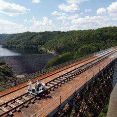 Vélorail électrique des Fades