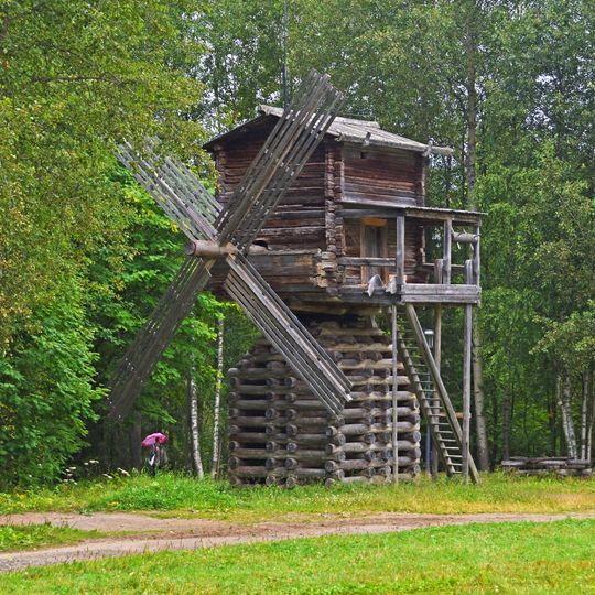 Мельница ветряная – столбовка на ряже