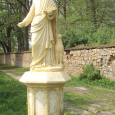 Socha svatého Jana Evangelisty v Nádražní ulici v Zákupech