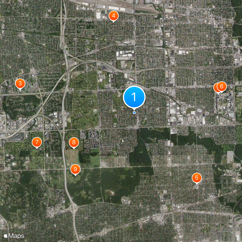 Westchester Map