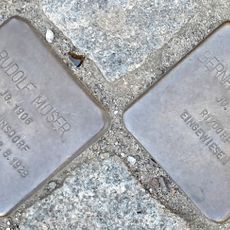 Stolperstein à la mémoire de Richard Rudolf Moser