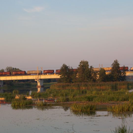 Railway bridge in Malbork