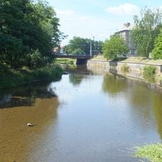 Bridge of Hodolanská street over the Bystřice