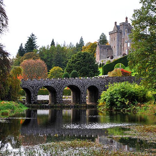 Ornamental bridge at Drummond Castle