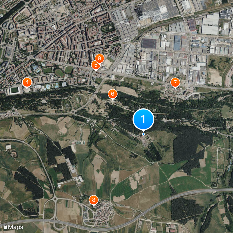 Miraflores Charterhouse Map