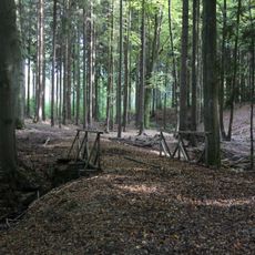 Mostek přes potok v Rukávečské oboře