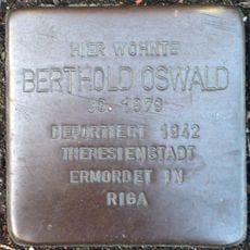 Stolperstein für Berthold Oswald