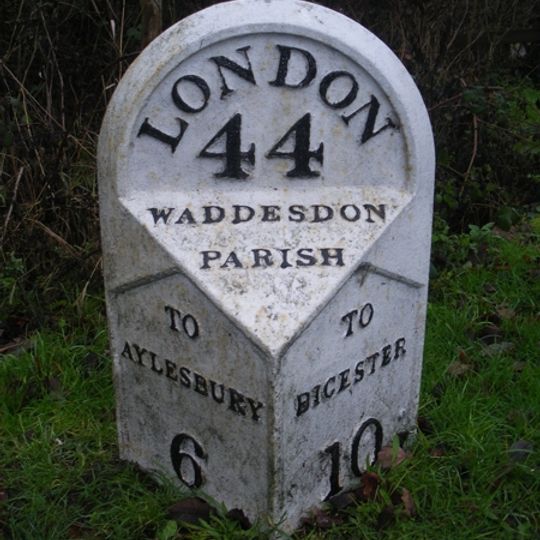 Milepost, High Street; by No. 130, opp. Estate Offices