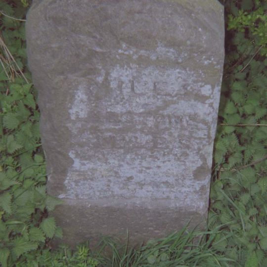 Milestone, Canterbury Road, Selsted, 200m N of jct with Mansell Lane