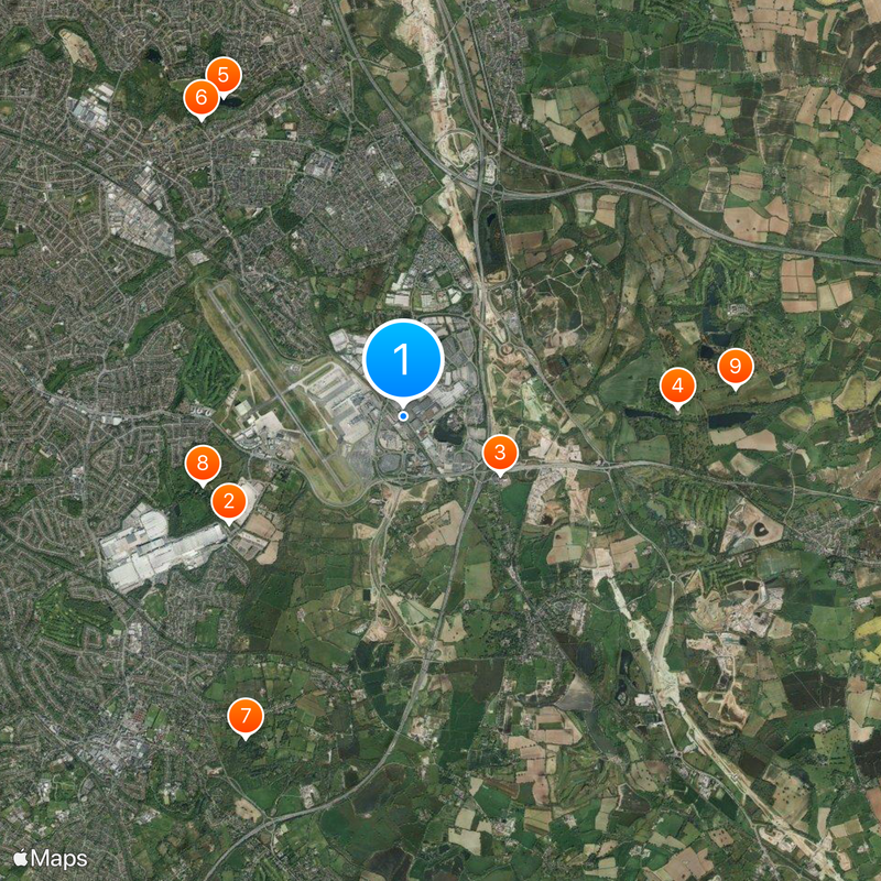 Birmingham International railway station Map