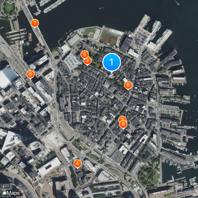 Old North Church Mapa