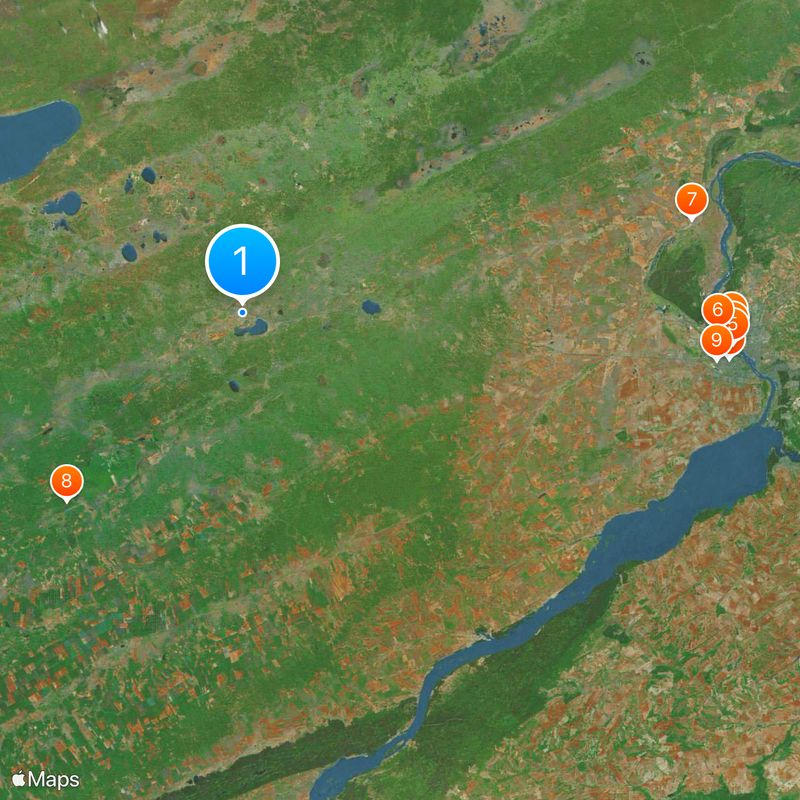 Chulym Map