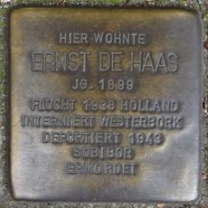 Stolperstein en memoria de Ernst de Haas
