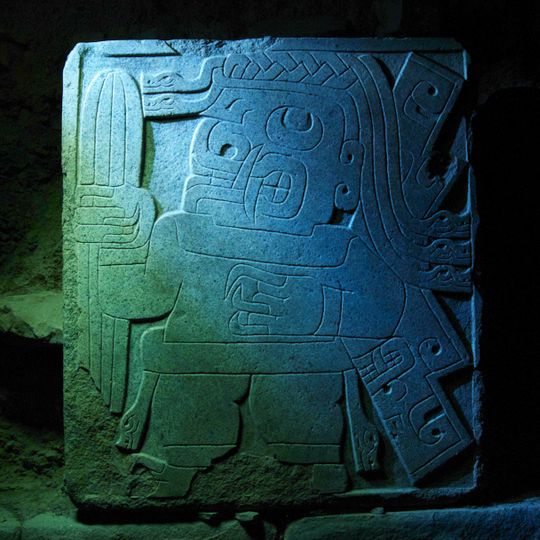 Stela of the cactus-bearer shaman