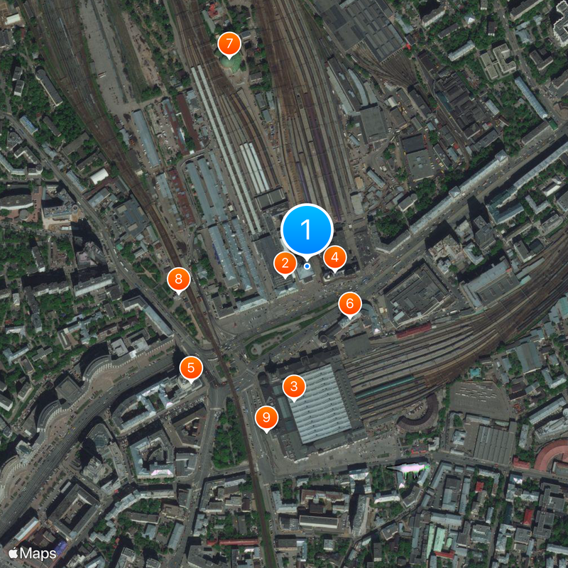 Komsomolskaya Map