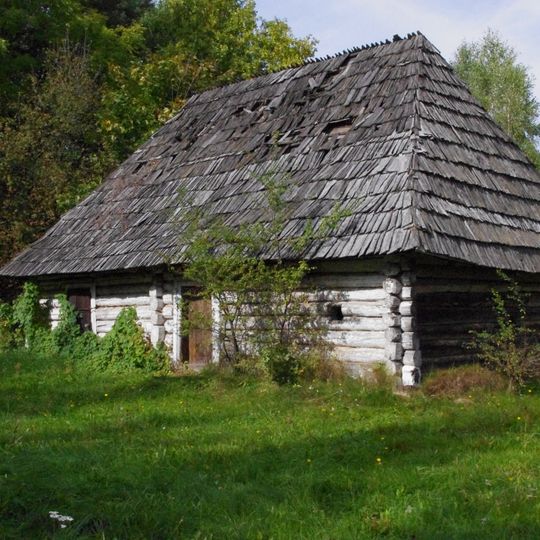 D. szpital dla ubogich, drewn., k. XIX