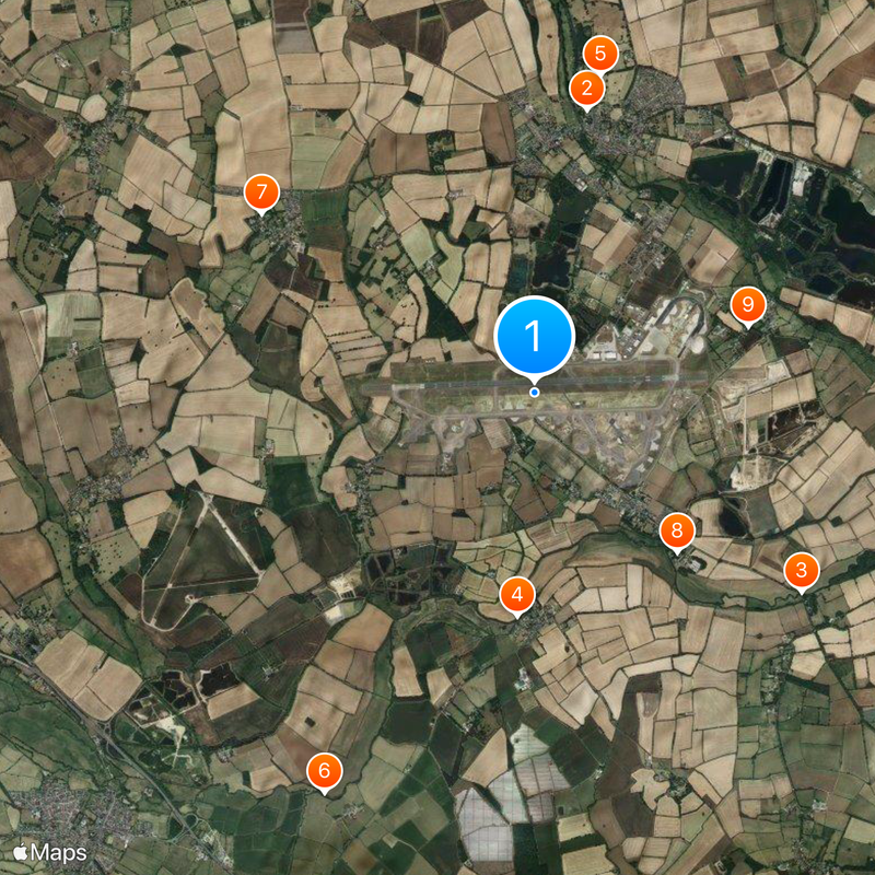 RAF Fairford Map