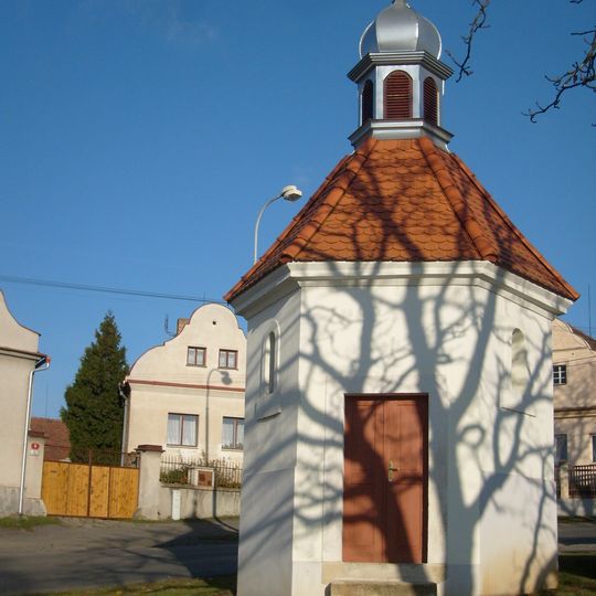 Chapel at Koterovská náves in Koterov