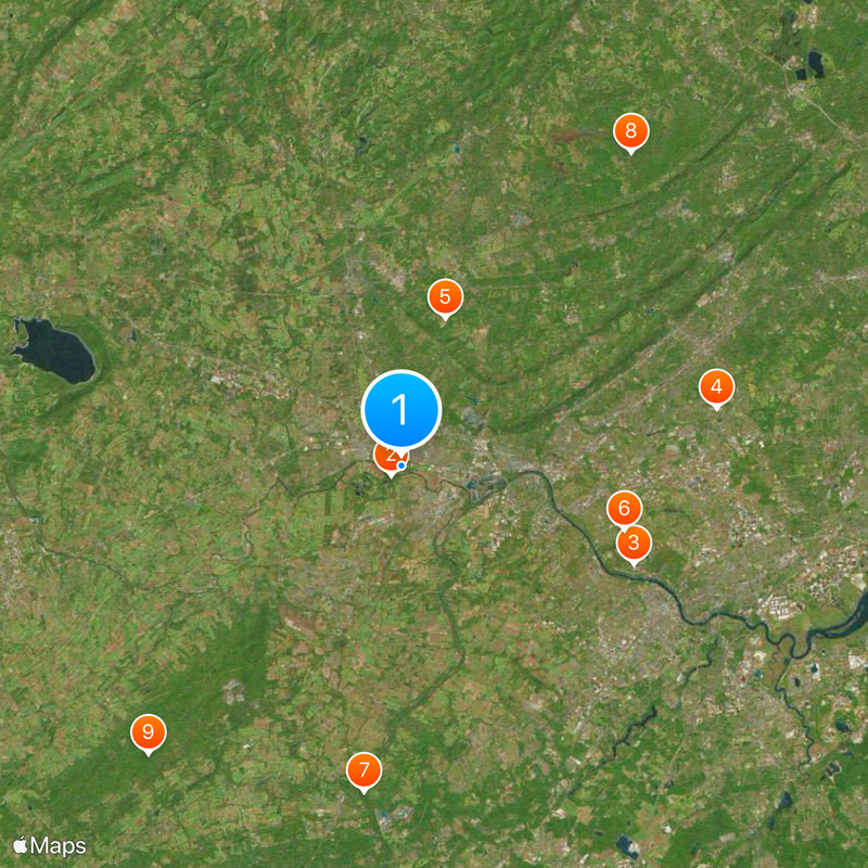 Comté de Somerset Carte