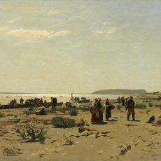 Coastal landscape (Fishermen going home)