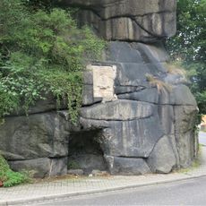 Pamětní deska Ignáce Sichelbartha na Nejdecké skále