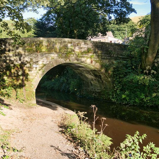 Rochdale Canal Bridge At Burnt Acres Wood Bottom