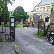 Wall And Gates To Parish Church Of St Mary