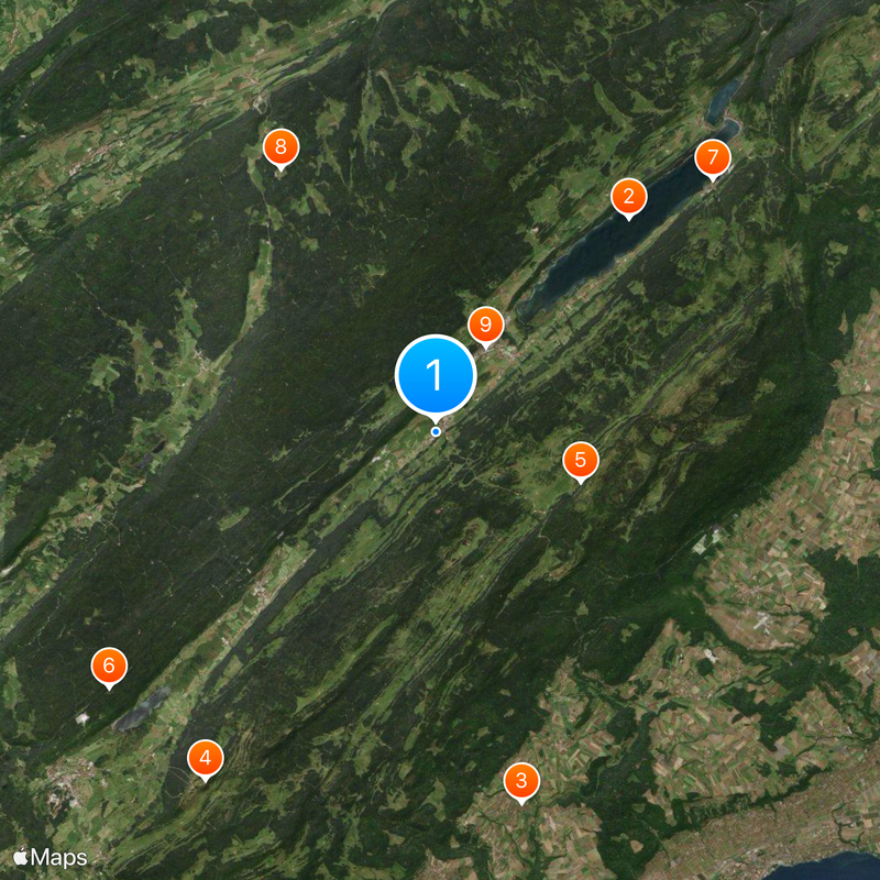 Audemars Piguet Map