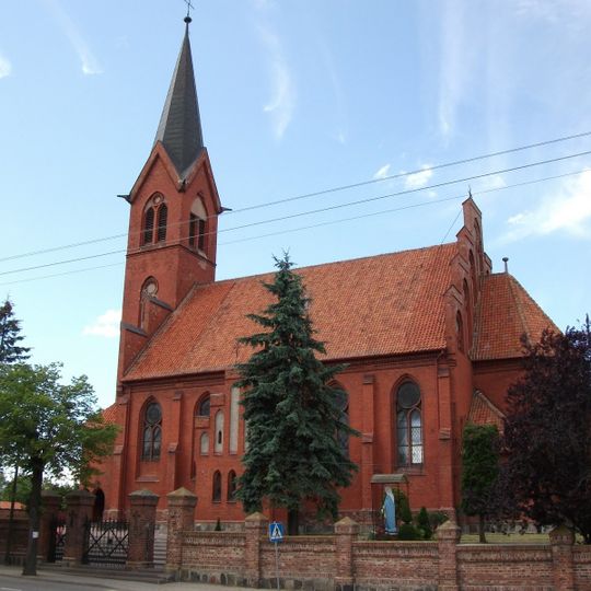 Saint John of Nepomuk and Our Lady of the Rosary church in Biskupiec