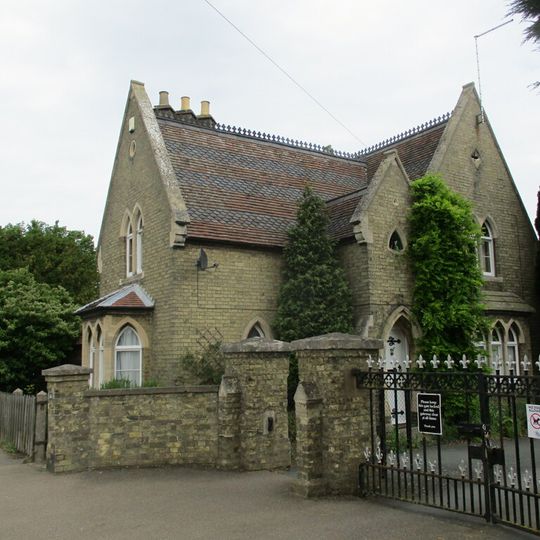 Lodge And Gatepiers And Gates