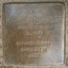 Stolperstein dedicated to Rahel Ortheiler