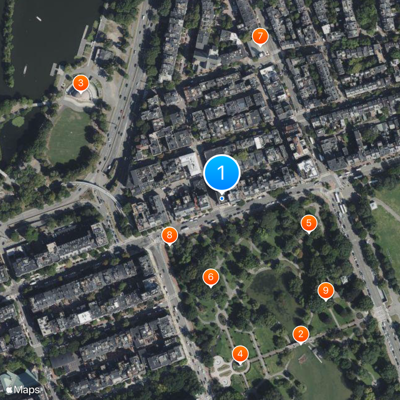 Cheers Beacon Hill Carte