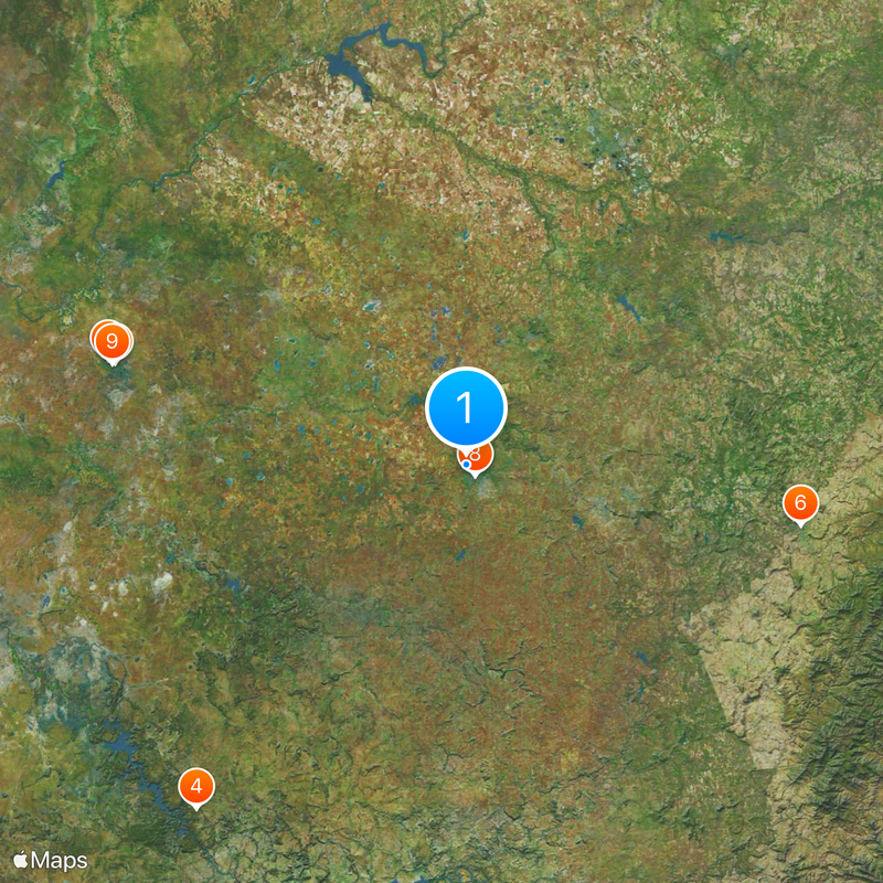 University of the Free State Map