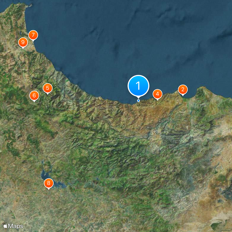 Peñón de Vélez de la Gomera Map