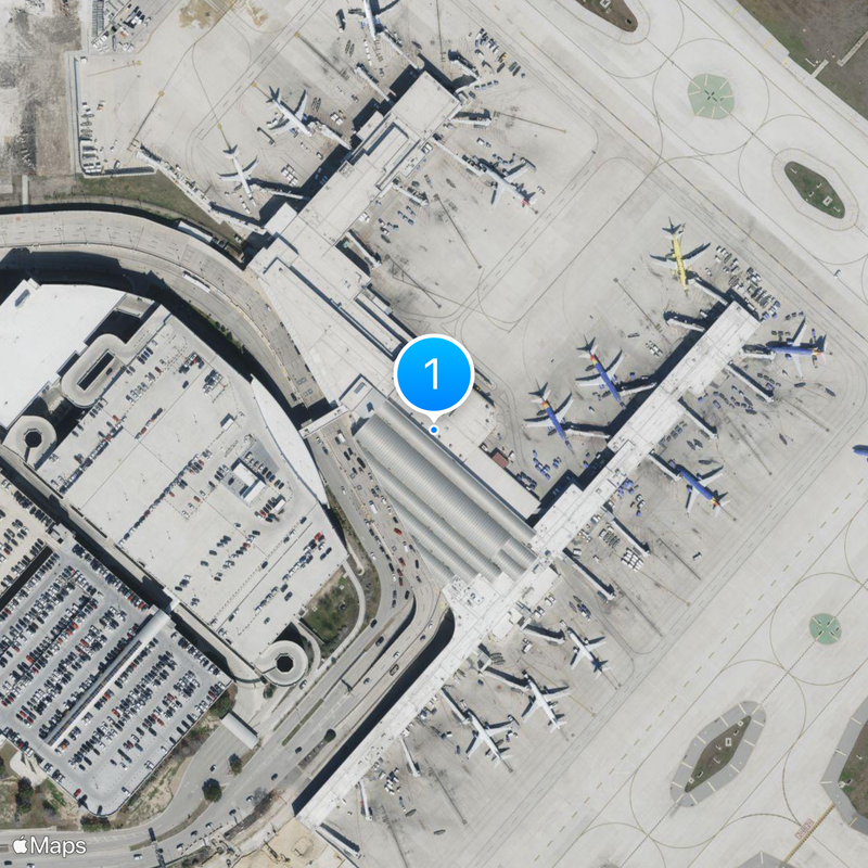 San Antonio International Airport Map