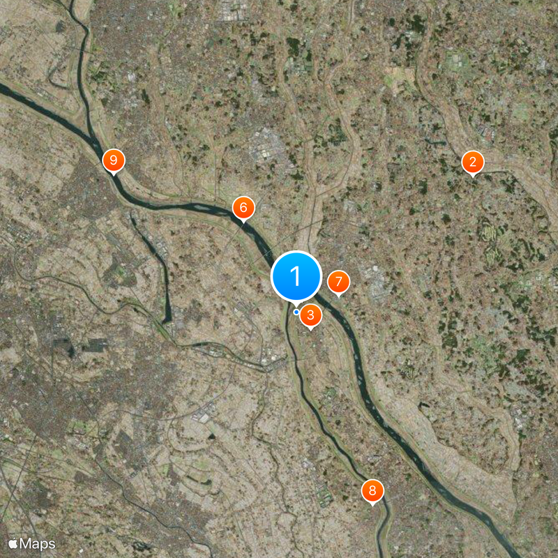 Sekiyado Castle Mappa