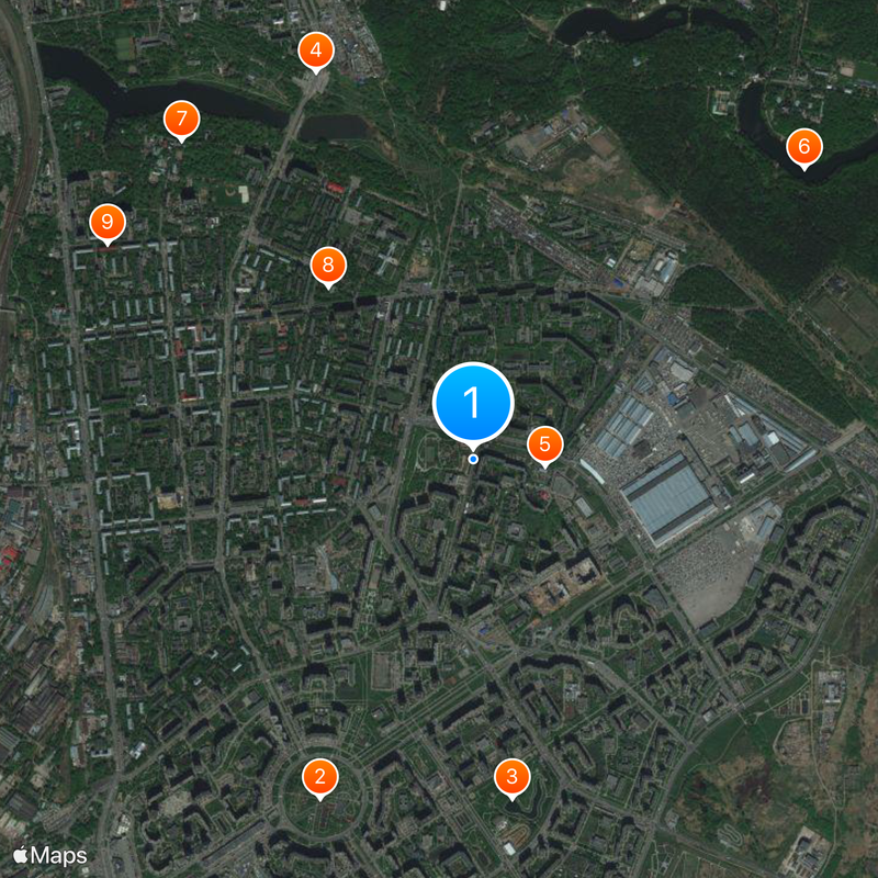 Lyublino District Mapa