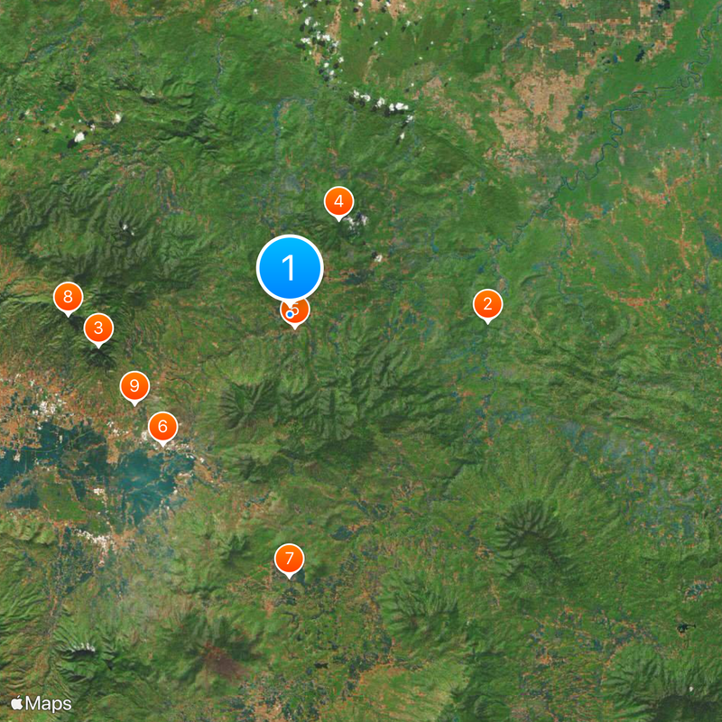 Reggenza di Sumedang Mappa