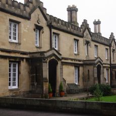 Carre's Hospital. Pump And Sun-dial In The Forecourt And Wall Along Carre Street