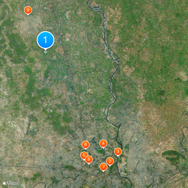 O.P. Jindal Global Map