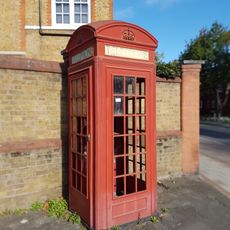 K2 Telephone Kiosk Outside School Of Domestic Economy At Junction Of Silverthorne Road And Thackeray Road