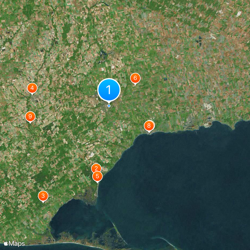 Simcoe Map